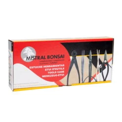 Werkzeugset Für Die Bonsaipflege, 5-teilig, Mit Aufbewahrungstasche -Stilvoller Gartenbedarfsladen 0220401215 Werkzeugetui Scheren Kralle Zange Pinzette Staebchen