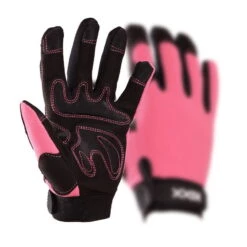 Kölle Arbeitshandschuhe "Kira" Rosa/schwarz -Stilvoller Gartenbedarfsladen 0910703037 Koelle Arbeitshandschuh Kira Gr08 rosa schwarz 2 16821