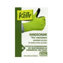 Kölle Arbeitshandschuhe "Kira" Rosa/schwarz -Stilvoller Gartenbedarfsladen 0910703037 Koelle Arbeitshandschuh Kira Gr08 rosa schwarz 4 16823