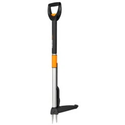 Fiskars SmartFit Teleskop-Unkraut-Stecher, Schwarz/orange, Länge 99-119 Cm -Stilvoller Gartenbedarfsladen 0920100958 SmartFit Teleskop Unkrautstecher 6 105485