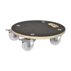 Wagner Multi Pflanzenroller Maxigrip Rund, Aus Birkenholz, Ø Ca. 38 Cm