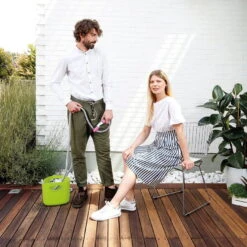 Aquapop Mit Selbstaufdehnbarem Schlauch, 5-15m, Lime, Kunststoff / Polyester -Stilvoller Gartenbedarfsladen 0930200477 Aquapop mit 5 15m selbstaufdehnbarem Schlauch Lime 2 58930