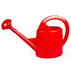 Stöckli Gießkanne, Rot, Mit Brausekopf, Kunststoff -Stilvoller Gartenbedarfsladen 0930401296 Damengiesskanne 7l mit Brause rot3 74255