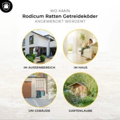Protect Home Ratten-Getreideköder -Stilvoller Gartenbedarfsladen 0950300942 Protect Home Ratten Getreidekoeder 400g 2 107269