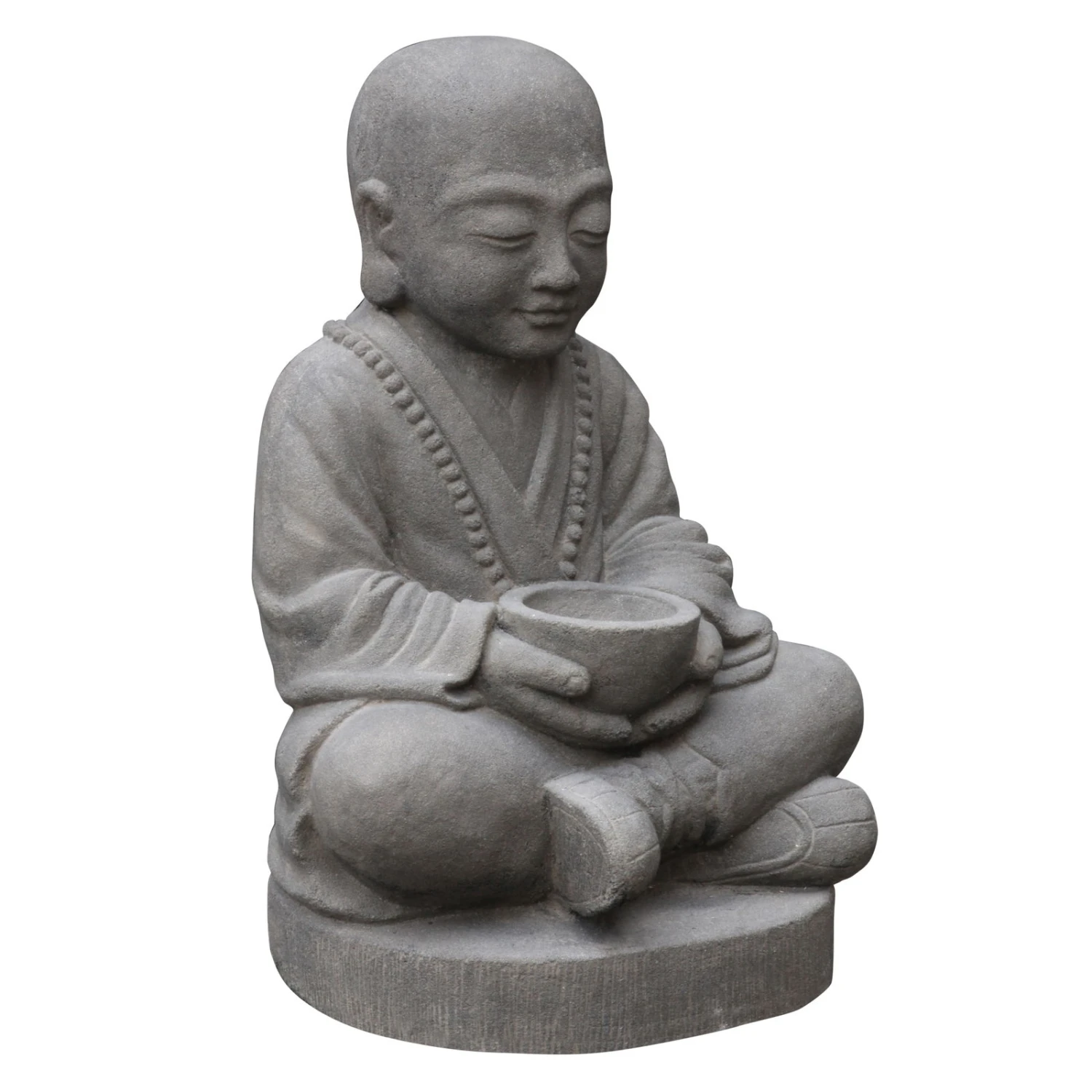Buddha-Statue, Trockensteinguss, 33 X 30 X 54 Cm 2 Buddha-Statue, Trockensteinguss, 33 X 30 X 54 Cm – Bild 2