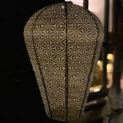 Solarlaterne 'Balloon XL', Helltaupe, Ø 35 X 50 Cm -Stilvoller Gartenbedarfsladen 2950100686 Balloon XL Light Taupe 1 105802