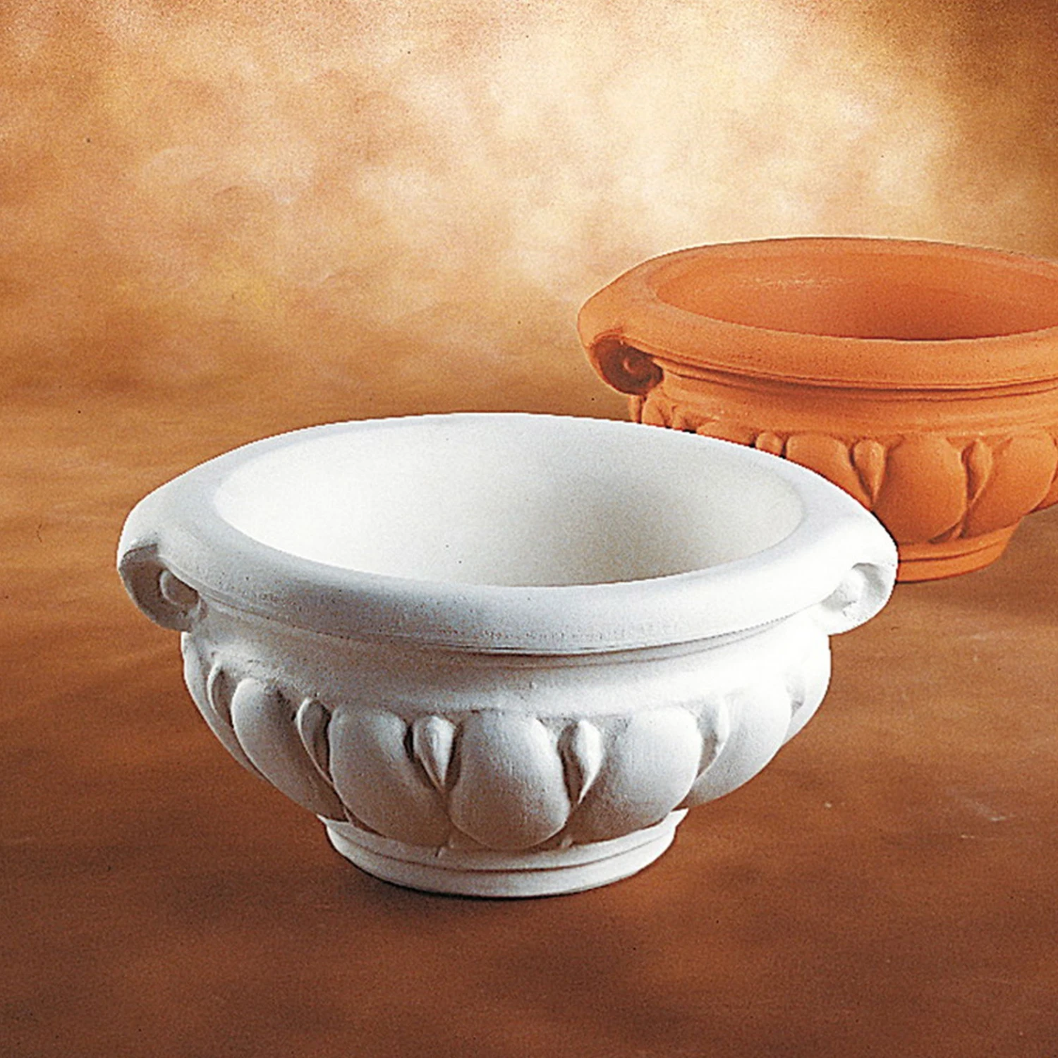 Euro 3 Plast Pflanzschale "Eden" Weiß, Ø Ca. 43 Cm, Erdvol. 11 L 1 Euro 3 Plast Pflanzschale "Eden" Weiß, Ø Ca. 43 Cm, Erdvol. 11 L