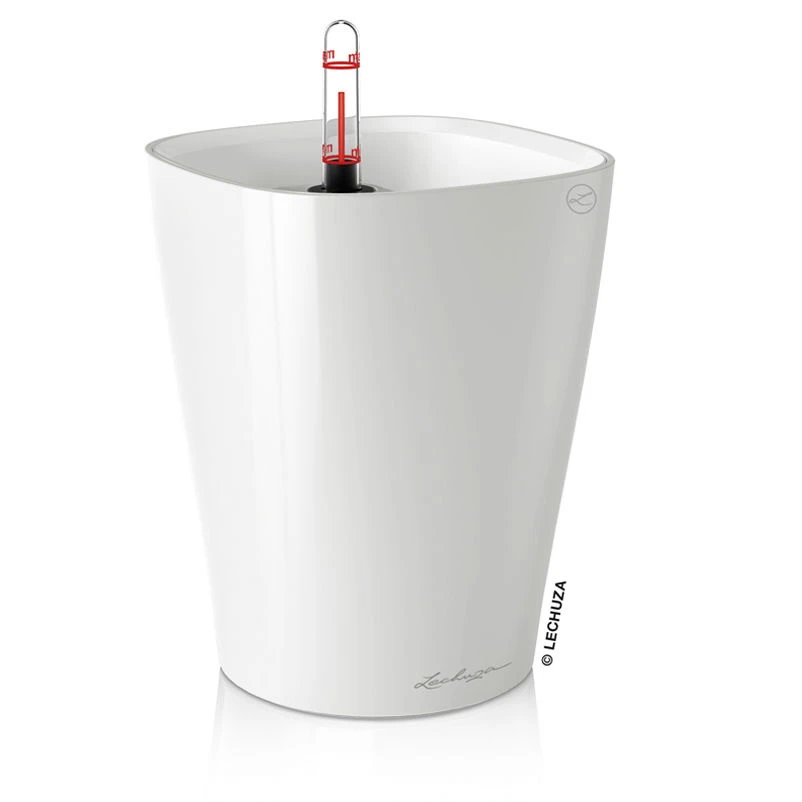 Lechuza Deltini Premium, Weiß Hochglanz, All-in-One-Set 2 Lechuza Deltini Premium, Weiß Hochglanz, All-in-One-Set – Bild 2