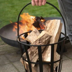 Feuereimer, Eisen, Ca. 37 X 35 X 40 Cm -Stilvoller Gartenbedarfsladen 3920150131 Feuereimer 1 95456