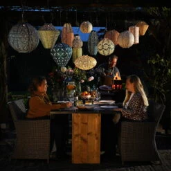 Solarlaterne 'Balloon XL', Helltaupe, Ø 35 X 50 Cm -Stilvoller Gartenbedarfsladen 72462 lumiz cover2 123927 3